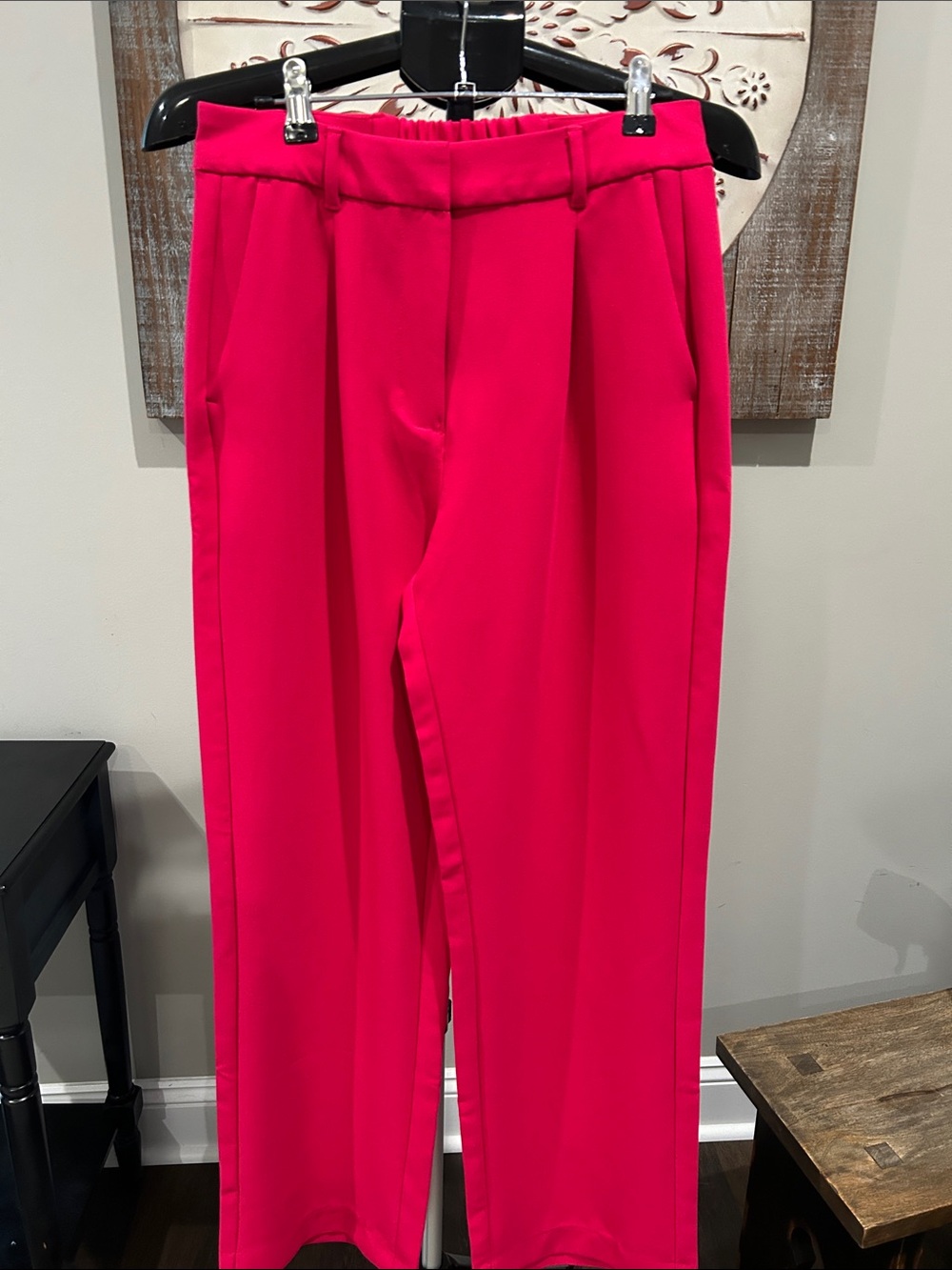 Old Navy Wide-Leg High-Rise Pants - Bright Pink Great Quality! Size Small